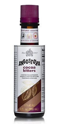 A bottle of ANGOSTURA cocoa bitters